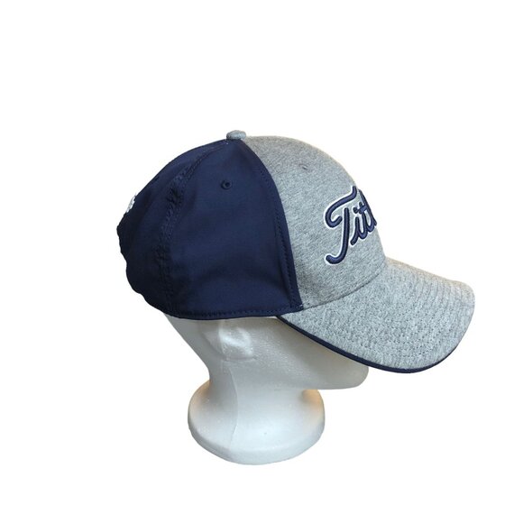 Titleist Cap Adjustable Golf Hat Navy & Gray Cotton/Polyester Blend Men One Size - Picture 2 of 12